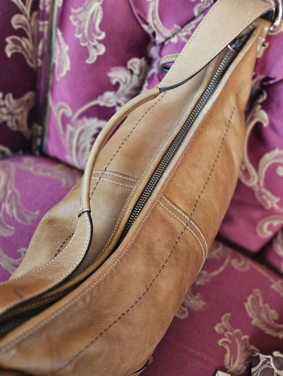 Coach Soho Leather Small Hobo Bag (Style #9464) Scarf included - Picture 3 of 16